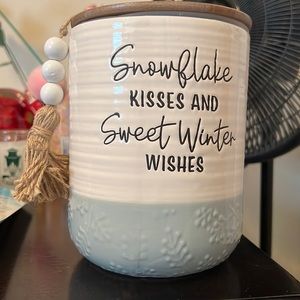 Christmas Ceramic Cookie Jar